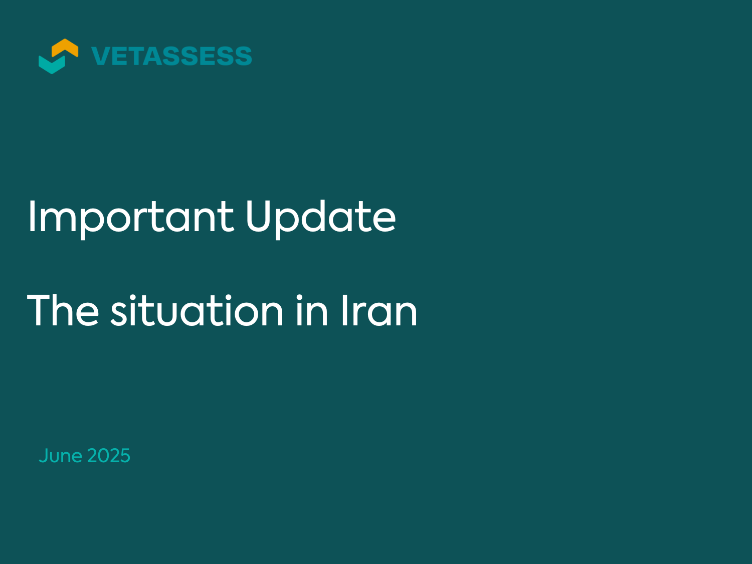 The situation in Iran