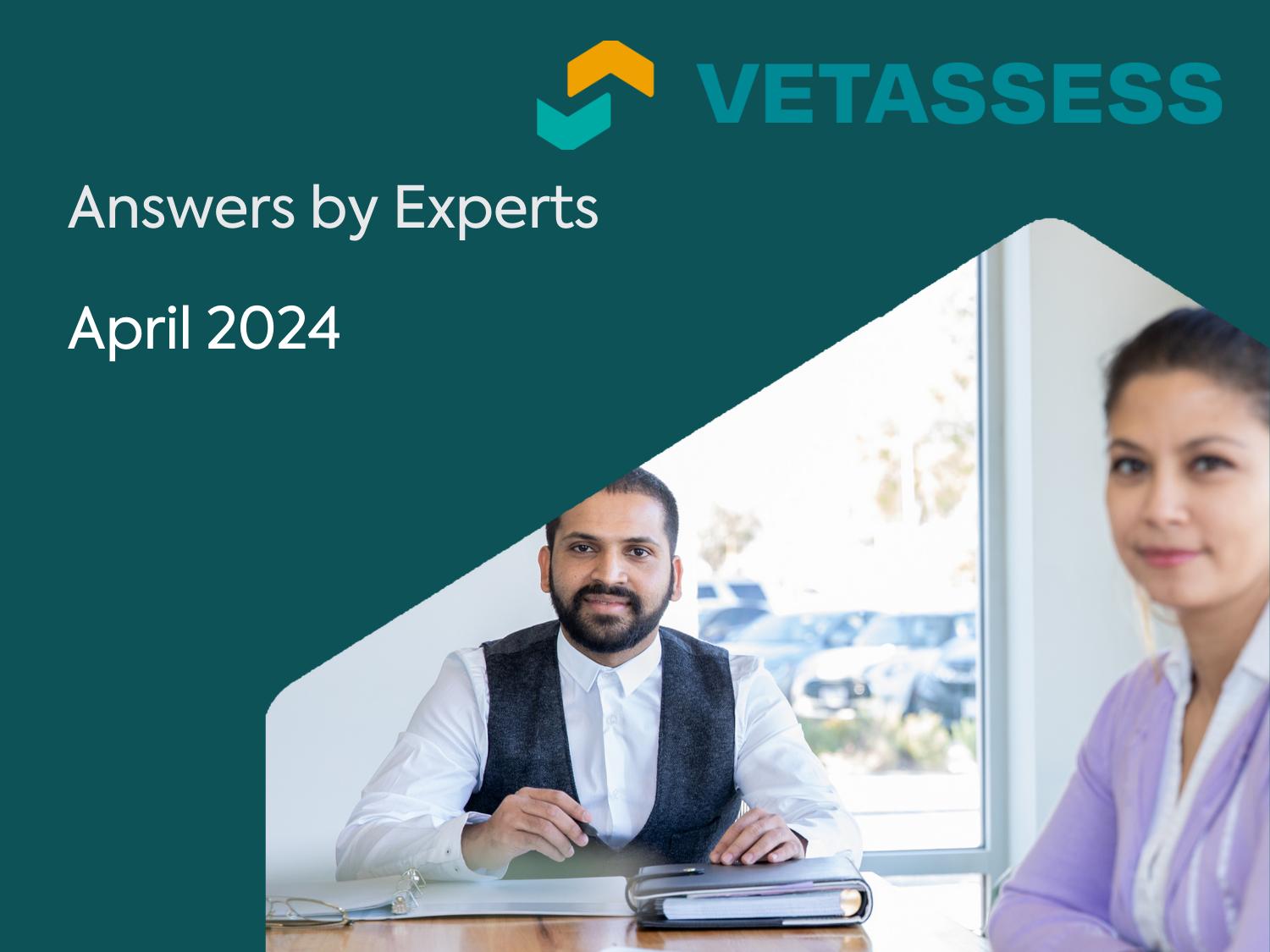 Answers by experts | VETASSESS