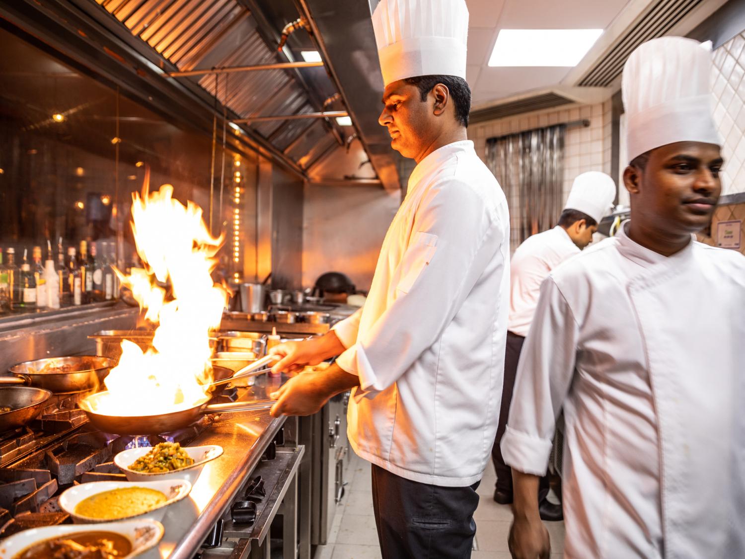 Indian skilled workers chefs