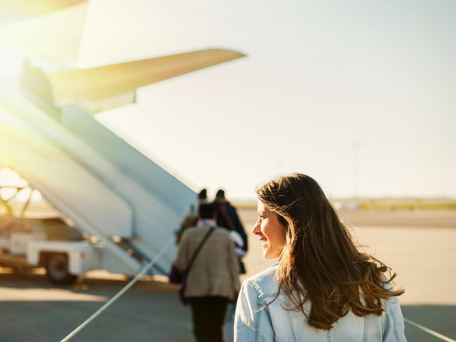 women plane